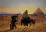 Flight into Egypt by Eugene-Alexis Girardet